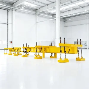 Steel Plate Sheet Metal Beam Heavy Duty 12 Link EPM Electric Permanent Magnetic Lifter Crane Magnet