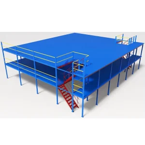 Steel Platform Mezzanine Heavy Duty Mezzanine Floor Rack Attic Racking System for Warehouse Storage