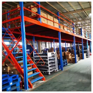 Steel Platform Multi Layer Heavy Duty Adjustable Corrosion Protection Mezzanine Floor Rack Systems Vertical Storage