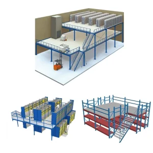 Steel Platform Multi Level Heavy Duty Mezzanine Floor System CE Certification Corrosion Protection Customizable Layers for