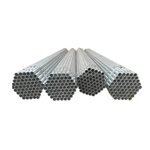 Steel Products Q195 Q235 Q345 Metal Round Galvanized Steel Tube Seamless Welded Pipe for Construction