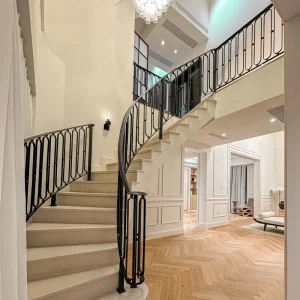 Steel Railing Indoor Balustrade Handrail Staircase