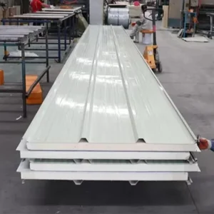 Steel Sandwich Panel Fire Resistant Water Resistant Eco Friendly Structural Insulated Roof Durable Stylish Modern Hotel Cold