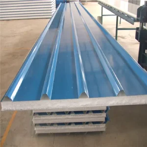 Steel Sandwich Panels Fireproof Eco Friendly Durable Color Coated Steel PU Core Modular Exterior Wall Container House