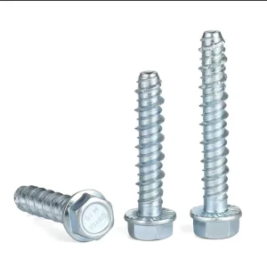 Steel Self Tapping Concrete Threaded Anchor Bolt M6-M12 Hex Flange Self Drilling