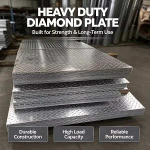 Steel Sheet Z275 Grade T Type Pattern 1.0 2.0mm Thickness 4x8ft Anti Slip for Truck Deck Stair Tread Industrial Platform ASTM