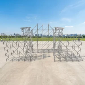 Steel Square Layer Truss for Outdoor Use with Quick Connection Durable Design TUV Certified