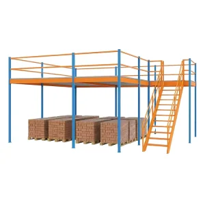 Steel Structure Attic Loft Racking Warehouse Platform Mezzanine Floor