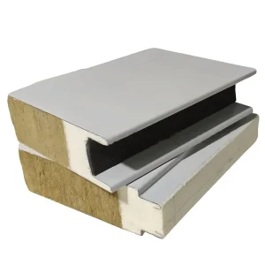 Steel Structure Building Wall & Roof Sandwich Panel Fireproof Rock Wool Insulation Panel for Warehouses & Factories