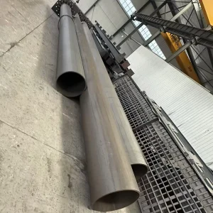 Steel Structure Building Welded Tubular Steel Columns Metal Posts Q355Welded Customized High Quality Industrial Shed Build