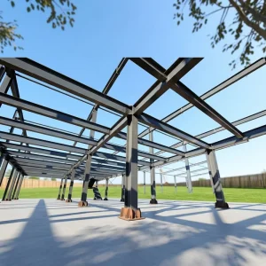 Steel Structure Components for Prefab Steel Workshop and Warehouse Buildings