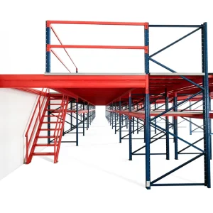 Steel Structure Custom Modular Cold Rolled Steel Warehouse Rack 300kg sqm Load Capacity Corrosion Protection Electrostatic Steel