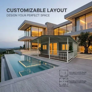 Steel Structure Design Two Storey Container Houses High quality Brand new Design Double Storey Container House