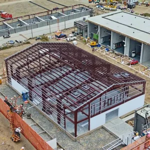 Steel Structure Durable Customizable Frame Steel Long span Airports Steel Hangar