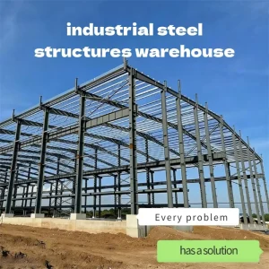 Steel Structure Industrial Building Welded H Beam Column Construction Assembly