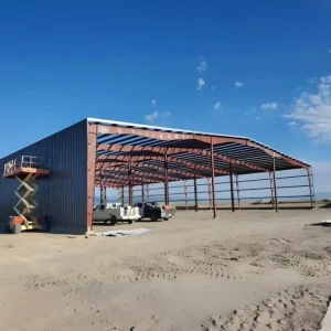 Steel Structure Industrial Building for Manufacturing Factory Workshop Warehouse with Insulated Sandwich Panel Wall and Roof