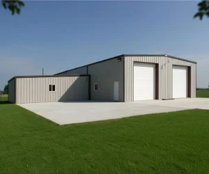 Steel Structure Industrial Warehouse Workshop Metal Buildings Hot Dipped Galvanized Surface ISO9001 Certified for Sale