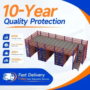 Steel Structure Mezzanine Floor Multi Level Warehouse System