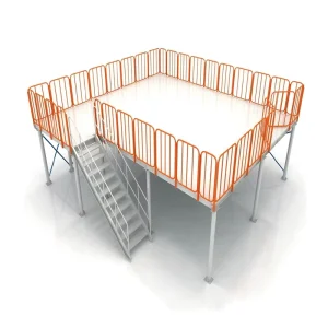 Steel Structure Mezzanine Floor Platform Metal Shelving Storage Rack