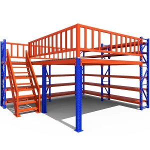 Steel Structure Mezzanine Floor Rack for Warehouse Storage Platform Mezzanine