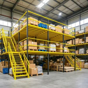 Steel Structure Mezzanine Floor Racking Warehouse Attic Storage Platform