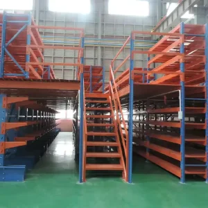 Steel Structure Mezzanine Floor with Suspended Steel Powder Coating Metal Rack for Storage Mezzanine Rack Type