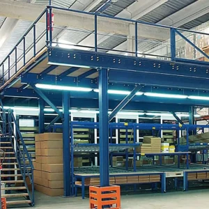 Steel Structure Multi Level Platform with Corrosion Protection and Adjustable Design