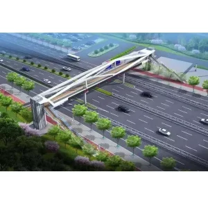 Steel Structure Pedestrian Bridge