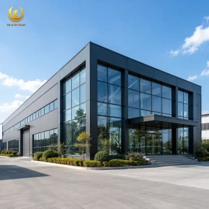 Steel Structure Prefabricated Industrial Buildings for Warehouse Factory Workshop Mall Villa Use CE Certified 5 Year Warranty