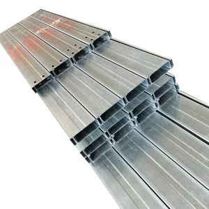 Steel Structure Purlin Galvanized Steel C Channels Metal Channel Purlins