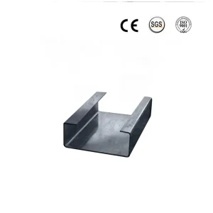 Steel Structure Standard Length Slotted Galvanized Steel C Purlin