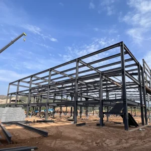 Steel Structure Warehouse Ce Certified Structural Column Hot Dip Galvanized for Long Term Storage Facility