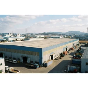 Steel Structure Warehouse Panels Prefabricated Industrial Metal Frame Building