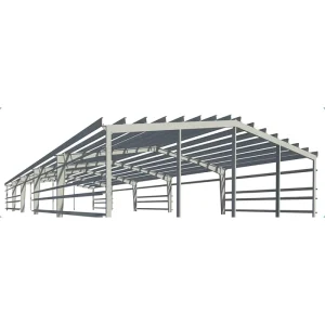 Steel Structure Workshop Garage Canopy Carport with Solar Panel