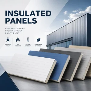 Steel Structure Workshop Shed Construction Materials Pu Thermal Insulation Insulated Metal Panel Roof Wall Sandwich Panels