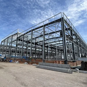 Steel Structures H Profile Lattice Column Box Beam Cross-shaped Steel Column