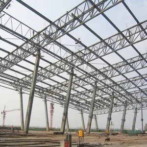 Steel Truss Warehouse And Workshop Building With Stable Structure, Environmental Protection And Durability