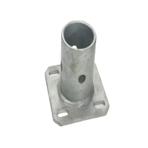 Steel Tube And Sheet Metal Fabrication Laser Cutting Welding Service Fence Posts Base