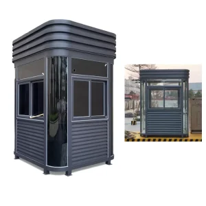 Steel Weather-Resistant Ticket Booth for Outdoor Events with Waterproof Design
