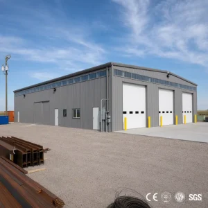 Steel Wide Span Pipe Truss Steel Structure Warehouse for Logistics Center Soundproof Custom Design Suitable for Asia