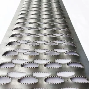 Steel Wire Mesh Antiskid Plate Perforated Anti Slip Flooring with Excellent Skid Resistance