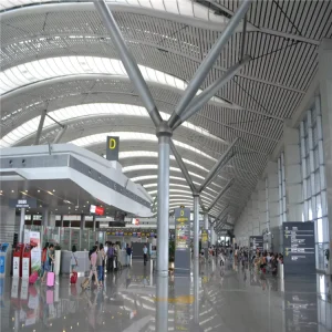 Steel structure Modular Prefabricated Steel Truss Structure. Light Weight Space Frame Steel Structural Airport Truss