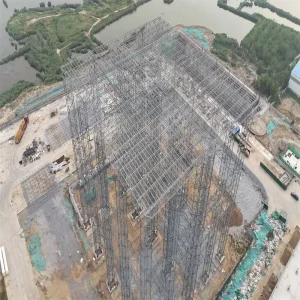 Steel structure factory Standard Steel Roof Truss System for Industrial Buildings.