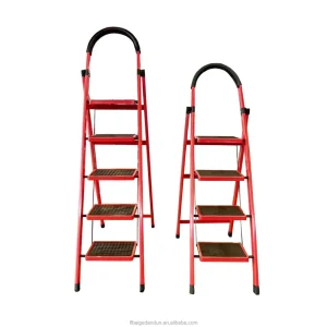 Step Ladders with Steel Material Stair Stool 3 7 Steps Portable Climbing Ladders Foldable Retractable