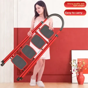 Step Step Iron Combination Folding Telescopic A Frame Ladder 150kg Load Capacity 12ft Extended Height
