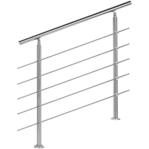 Strong Stainless Steel Balustrade Railing for Hotel Use Contemporary Design with 5-Year Warranty