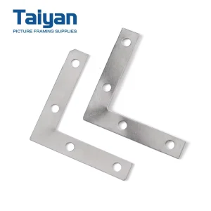 Strong Steel 4 Hole L Shape Braces for Wooden Box Picture Frame Framing Supplies Accessories