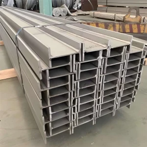 Structural-Grade Steel I-Beam with Heat-Treated Flanges and Enhanced Web Thickness for High-Cycle Fatigue-Resistant Frames
