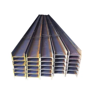 Structural H Beam Steel ASTM A36 100×100-900x300mm Hot Rolled Black Surface 6m 12m 11.8m Length For Bridge Crane Platform