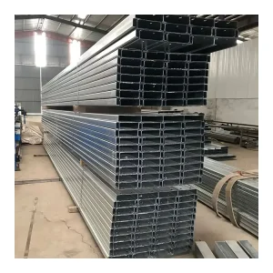 Structural Light Steel Galvanized C Profile Section U Channel Hot Dipped C Z Purlin
